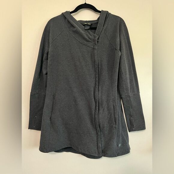 The North Face‎ Women’s Draped Open-Front Hooded Cardigan Jacket Size XL - Picture 2 of 5
